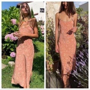 REALISATION PAR Cameron Paisley Midi Slip Dress - Dazed
